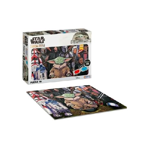 STAR WARS PUZZLE 3D 60 PZ CON ANTEOJOS LSW09827  