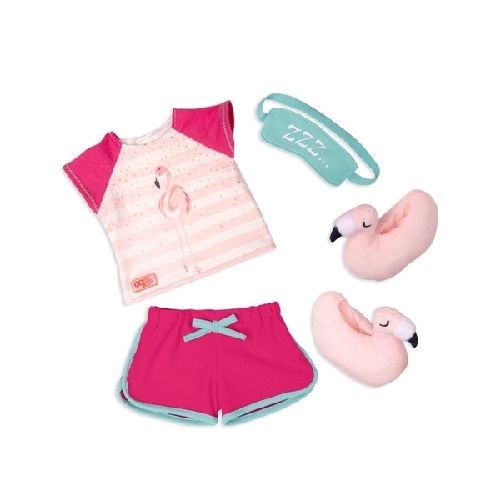 OG PIJAMA Y PANTUFLAS FLAMENCO BD30469Z  