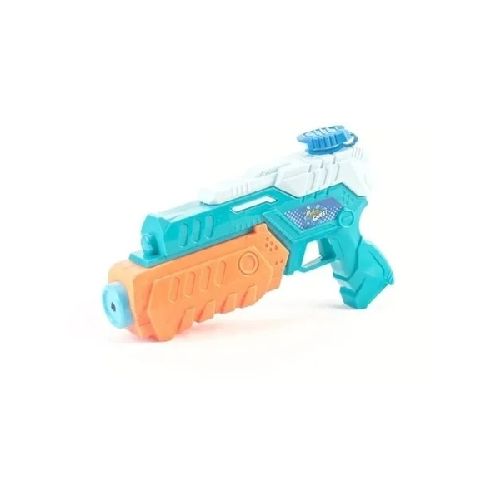 AQUA QUEST PISTOLA DE AGUA CON CAJA POWER BLASTER 99609 CELESTE Y NARANJA  