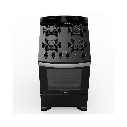 Cocina Atma Multigas 56cm Negro CCM056N