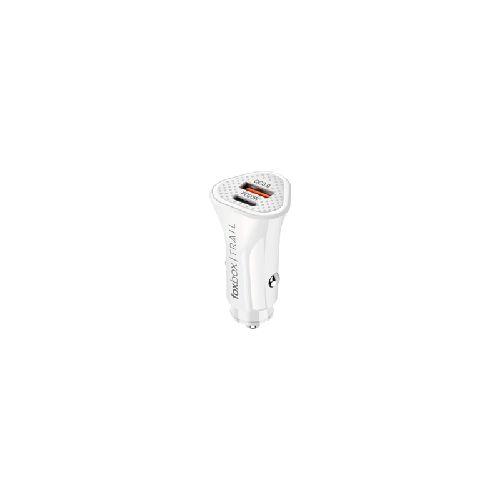 Cargador para Auto FoxBox Trail S/Cable Blanco