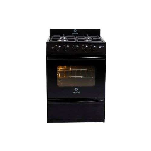 Cocina Escorial Master Style Multigas 56CM Negra