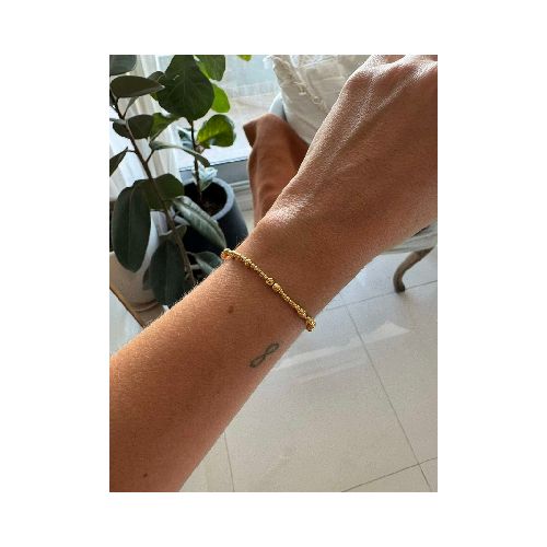 Pulsera elastica Lu gold