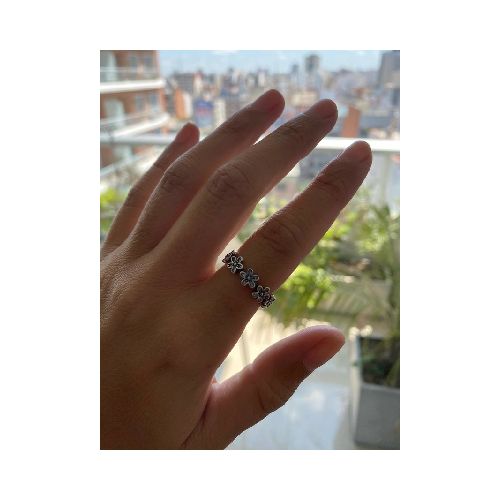 Anillo Flores Pave