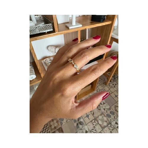 Anillo Amore acero gold