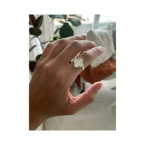 Anillo Trebol Plata