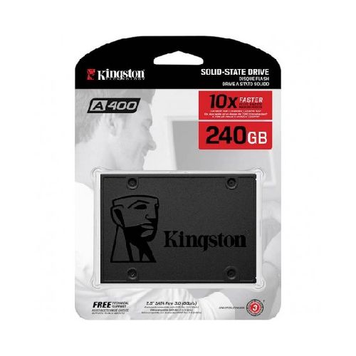 Disco Rigido Solido Ssd 240Gb A400 Kingston Sata Interno 7Mm