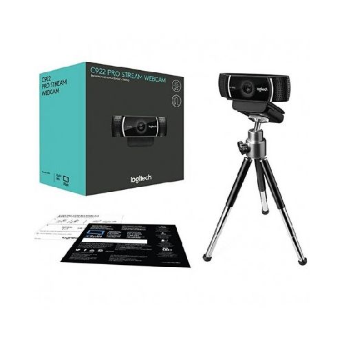 Camara Web Webcam Logitech C922 Pro HD Stream 1080P 30Fps + Tripode