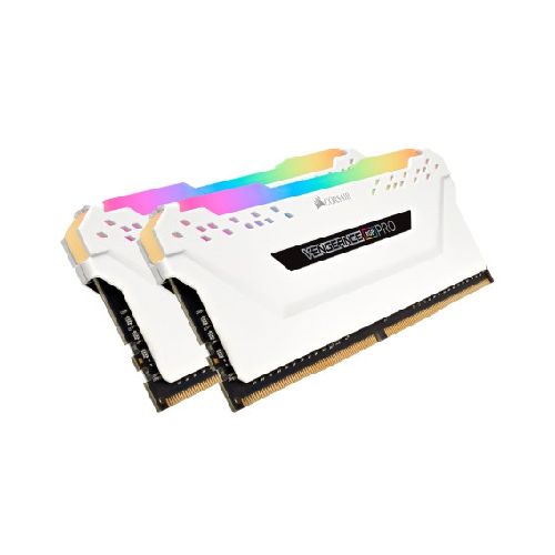 Memoria Ram Udimm Ddr4 16gb (2x8gb) Gamer Corsair Vengeance Rgb Pro White 3600mhz  