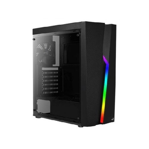 Gabinete Gamer Aerocool Bolt Black Mid Tower Rgb Luces Led