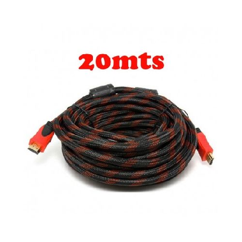 Cable Hdmi Mallado V1.4 1080P 20Mts