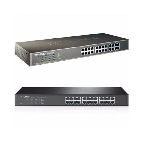 Switch 24 Puertos Tp-link 10/100 Rackmount R19 Tl-Sf1024  