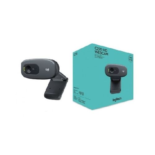 Camara Web Webcam C270 Logitech Con Microfono Hd 720p 30Fps Skype Zoom