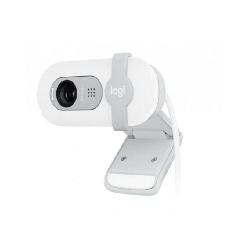 Camara Web Webcam Logitech Brio 100 Con Microfono Full HD 1080p 30FPS Blanco  