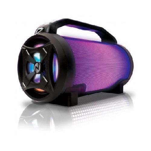 Parlante Bluetooth Noga B-1715 Luz Led Rgb 10W Boombox Micro Sd Usb Radio Fm Karaoke