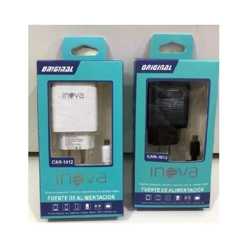 Cargador Inova 5.1A 3 Puertos Micro Usb Carga Rapida Tablets Celulares  