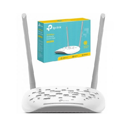 Access Point Tp-Link 300Mb Tl-Wa801Nd 2 Antenas Intercambiables Poe Pasivo 2.4Ghz  