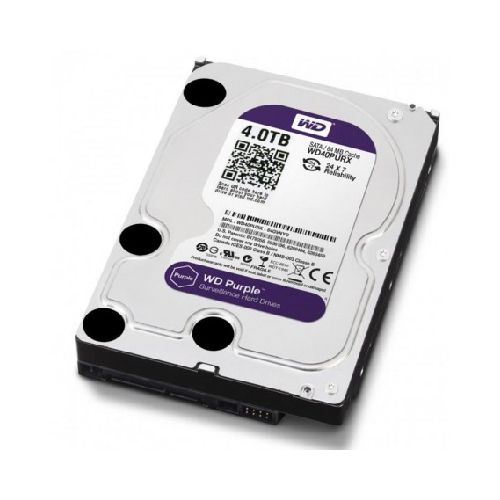 Disco Rigido 4TB WD Western Digital Purple Surveillance HDD Mecanico 7200RPM Sata III 3.5mm  