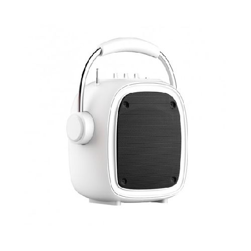 Parlante Portatil Kolke Boogie Bluetooth 20W Con Microfono Karaoke Sd Usb Radio Fm Kpm-258 Blanco