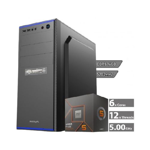 PC Armada Gamer AMD Ryzen 5 8600G AM5 Graficos Radeon DDR5 16GB SSD M.2 480GB Mother A620M H  