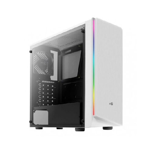 Gabinete Gamer Aerocool Rift White Mid Tower Rgb Blanco