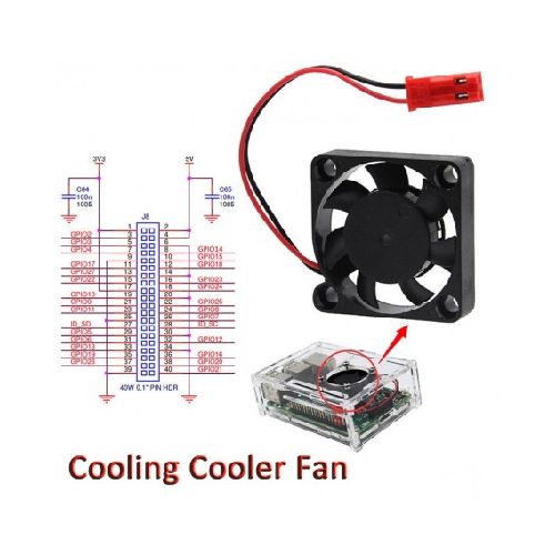 Cooler Raspberry Pi 3 Arduino Pi Fan 30Mm 5V  