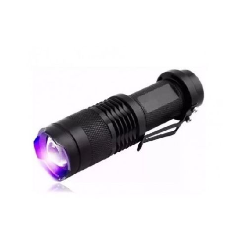 Kit Linterna Ultravioleta Uv Recargable + Bateria Ultrafire Led Cree Modelo 2018  