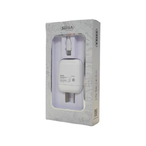 Cargador 5v 2.1a Seisa V10 Con Cable Usb-C