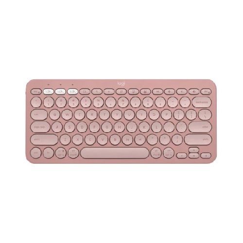 Teclado Bluetooth Logitech K380s Multidispositivos Android iOS Rosa 920-011785  