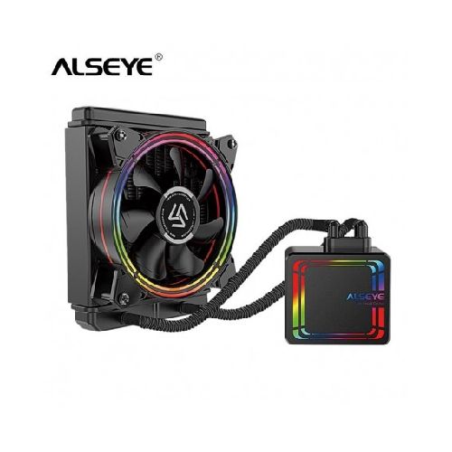 Water Cooler Alseye H120 Halo Rgb Cooler 120Mm 62x55x44Mm 775 1151 1155 1150 1156 1366 2011 2066 Am2 Am3 Am4