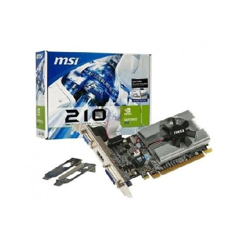 Placa De Video Vga Msi Nvidia Gt210 1Gb Ddr3 Hdmi Vga Dvi