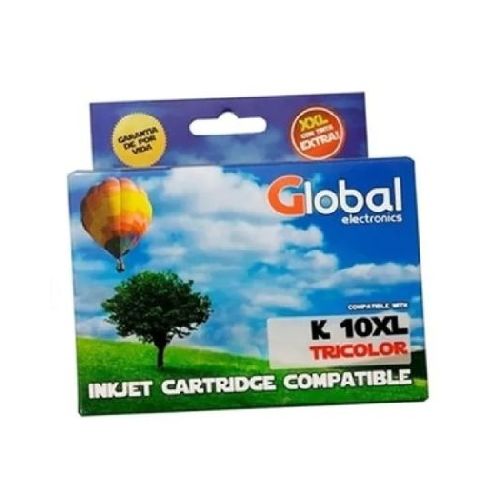  Kodak 10XL Cartucho Compatible Tricolor Global