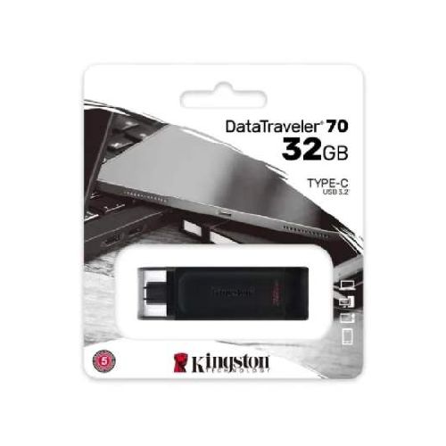  Pendrive 32GB memoria USB 3.2 Kingston DT70 Tipo C