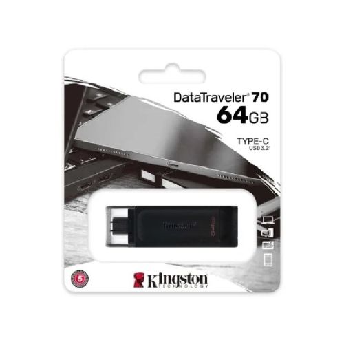  Pendrive 64GB memoria USB 3.2 Kingston DT70 Tipo C