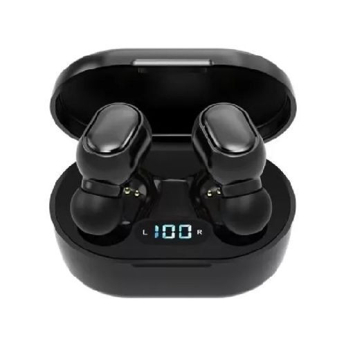  Auricular Bluetooth tws E6S Negro con visor