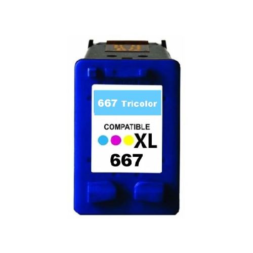  HP667XL Cartucho Compatible Tricolor