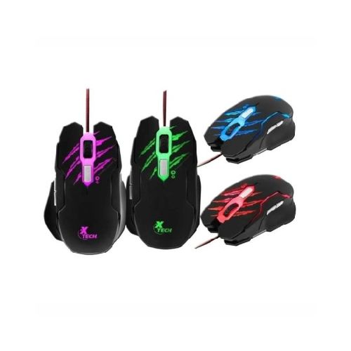  Mouse Gamer USB 6 botones 3D XTM610 Xtech