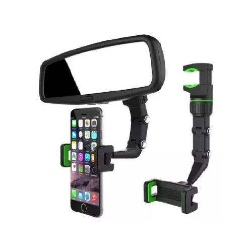  Soporte Celular GPS Universal Espejo Retrovisor Auto