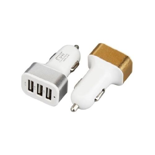  Cargador 12v Carga Rapida A 3 puertos USB