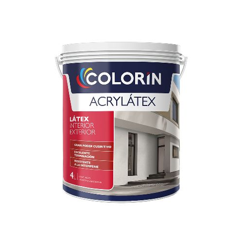 Látex Interior / Exterior Acrylatex Mate Blanco 4 Litros | Prestigio - Prestigio - Tienda Online