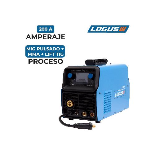 Soldadora Inverter Logus Slm-215p 3En1 Mig-Tig-Mma - Prestigio - Tienda Online