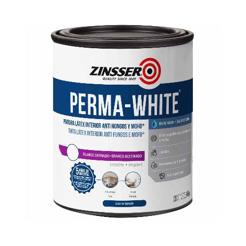 Látex Interior Perma-White Satinado Blanco 0,9 Litros | Prestigio - Prestigio - Tienda Online