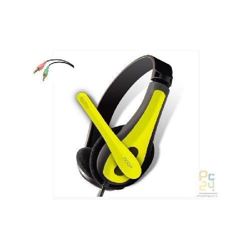 AURICULARES NOGANET NGV-400 +MIC +VARILLA (AMARILLO) +VINCHA  