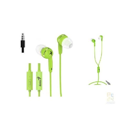 AURICULARES 3.5" (4 PINES) GENIUS HS-M320 (VERDE) IN EAR  