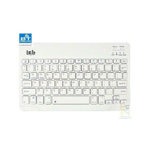 TECLADO BLUETOOTH RECARGABLE Int.Co RDK-904-W (BLANCO)  