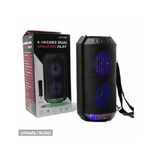 Parlante ALP-4201 Bluetooth con luces RGB  