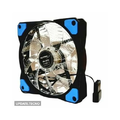 Cooler Fan Ventilador Netmak 12cm Luminoso  