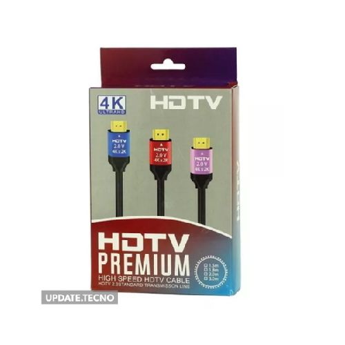 Cable HDMI Seisa engomado 4k Premium 3 metros  