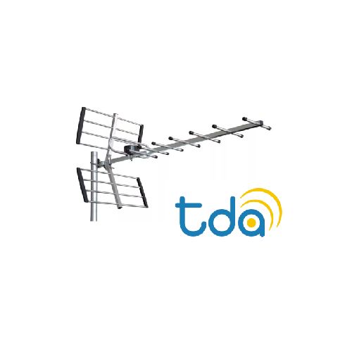 Antena Tda Tv Digital Hd Exterior Tdt Hdtv Cable Coaxil 10 Metros