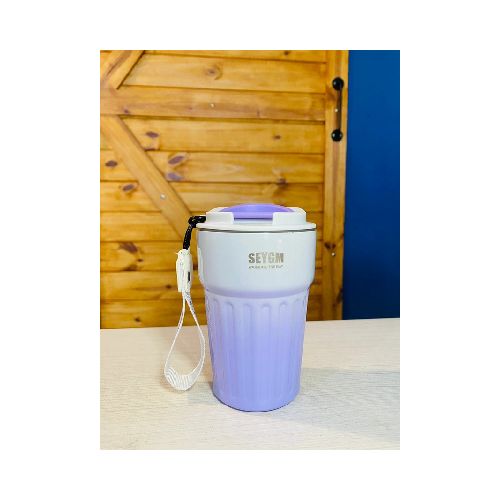 VASO TERMICO TIPO CAFE SEGYM 400ML LILA